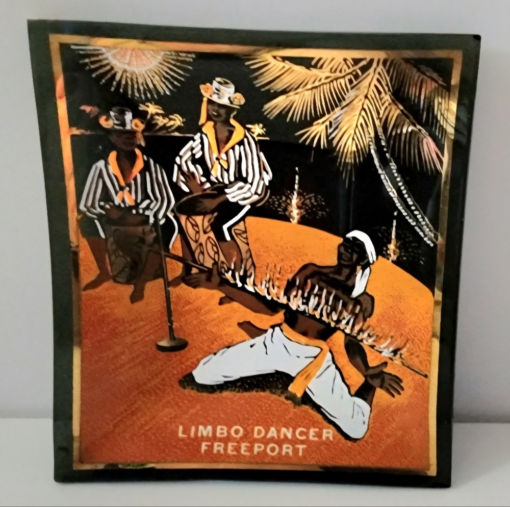 Houze Glass Ashtray MCM Limbo Dancer Freeport